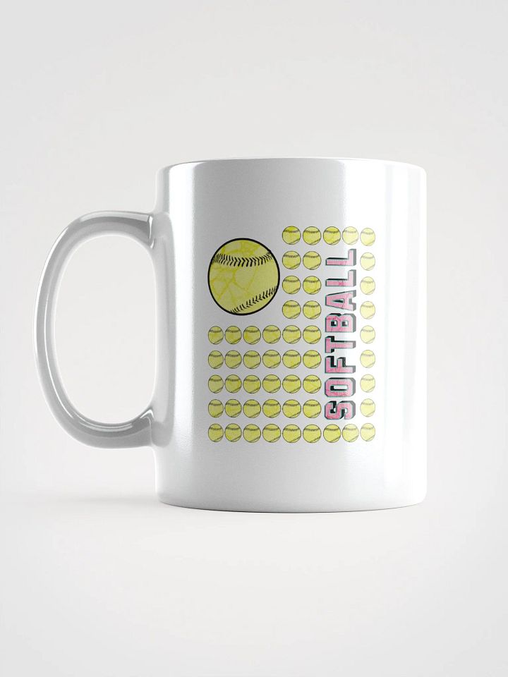 US Flag Softball Vibrant Pattern Mug product image (1)