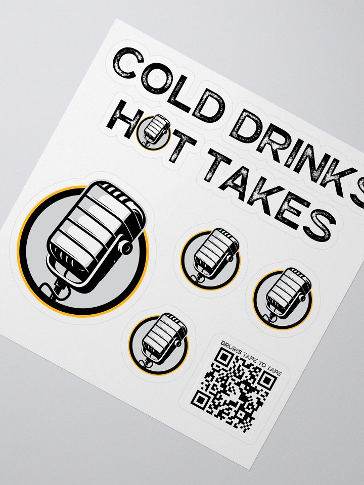 Cold Drinks, Hot Takes Sticker Pack product image (2)