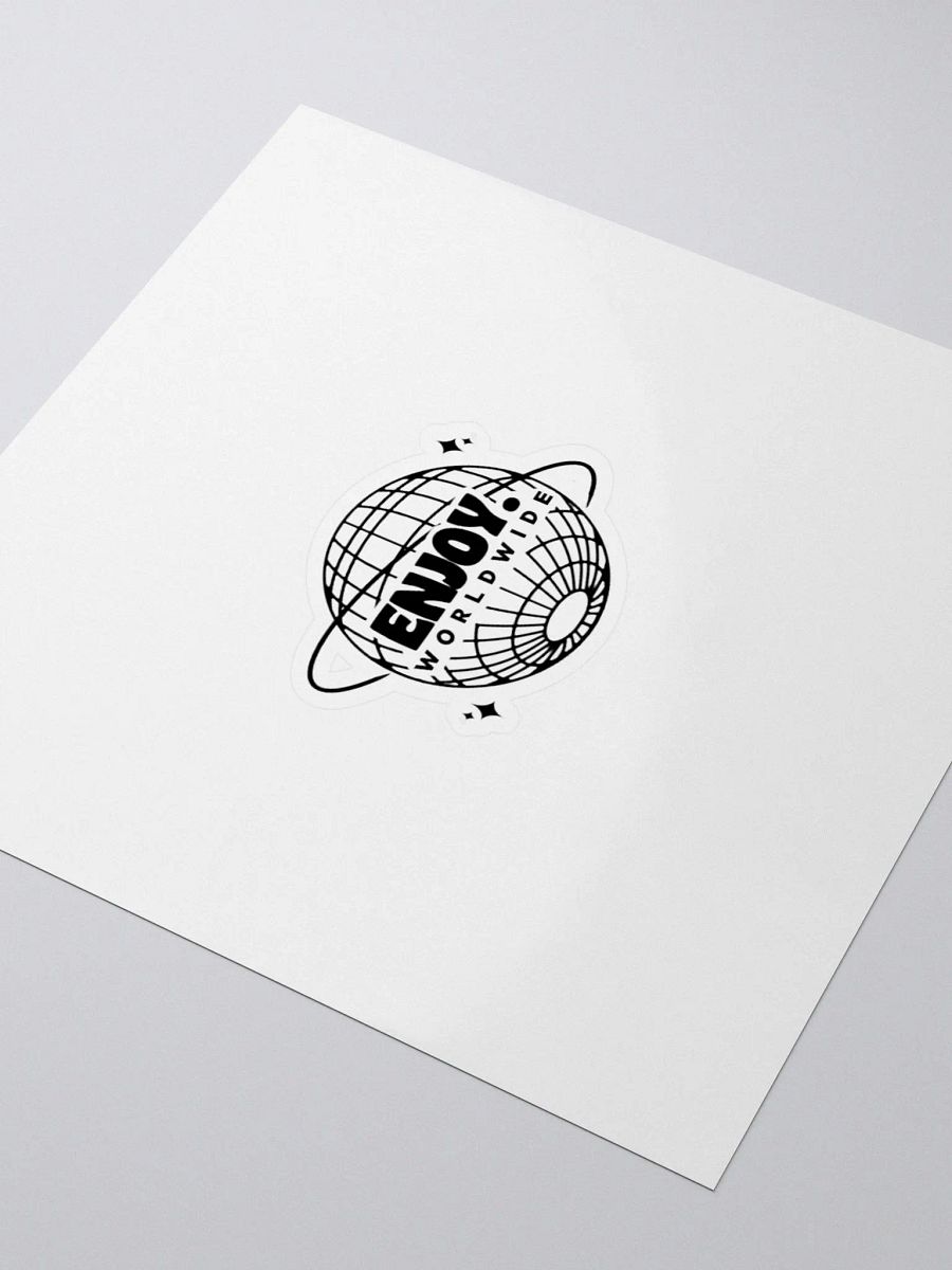 Enjoy Globe Sticker product image (3)