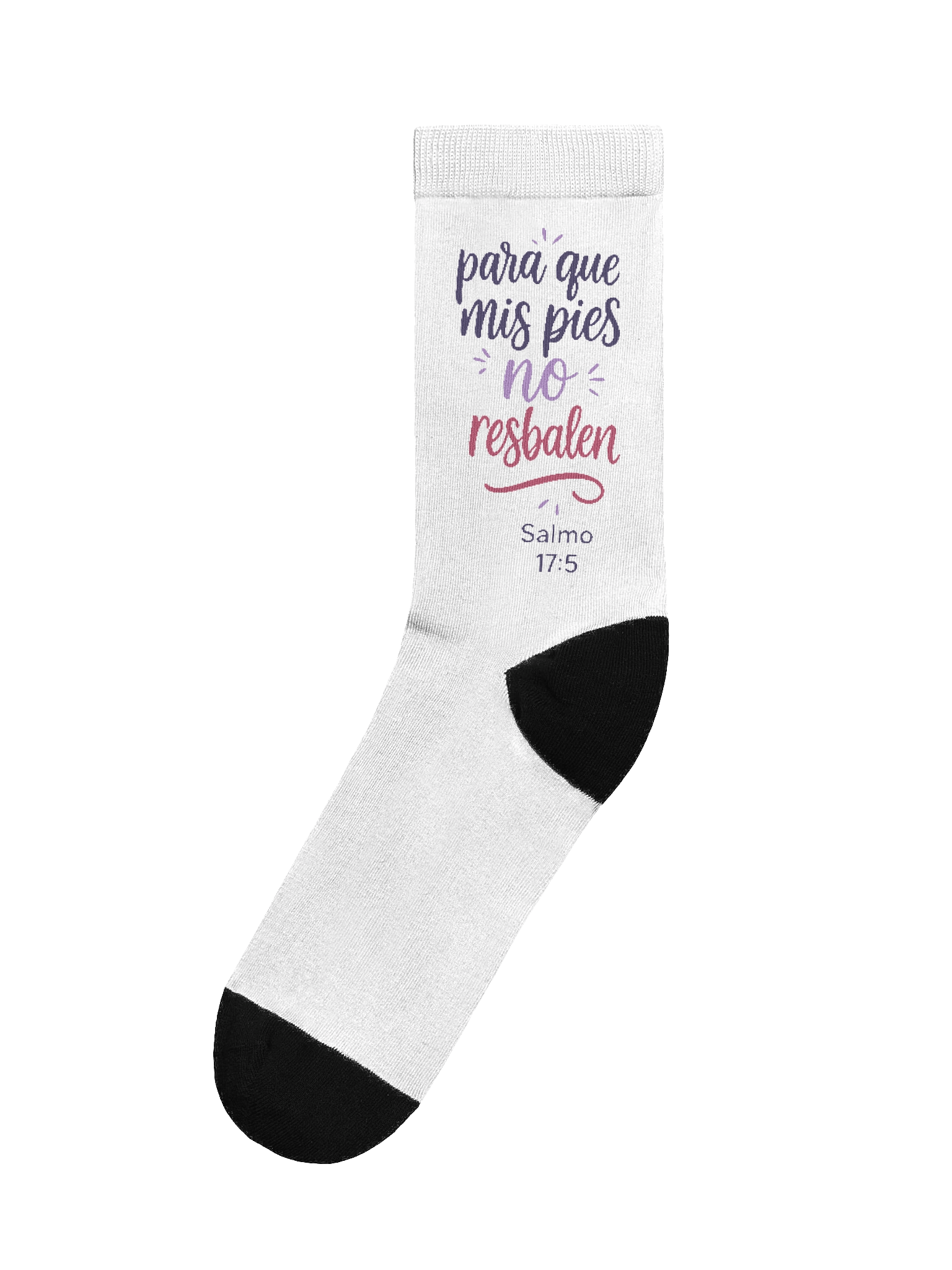 Christian Crew Socks (Spanish) – Psalm 17:5 product image (2)