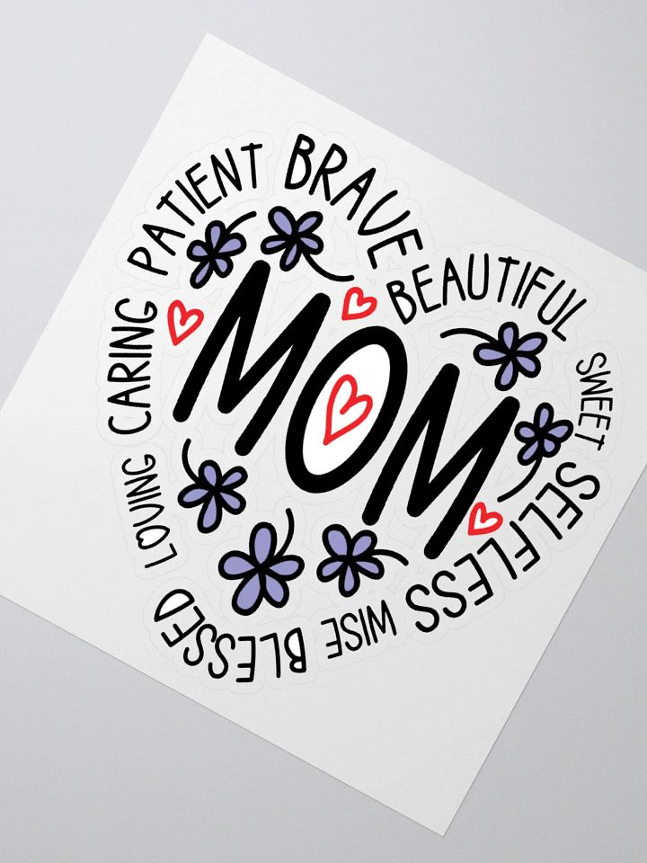 Mom's Heart Tribute Stickers product image (2)