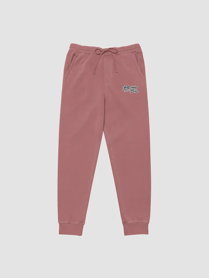 Bubbly and a B*tch embroidered pigment sweatpants (bubble design) product image (2)