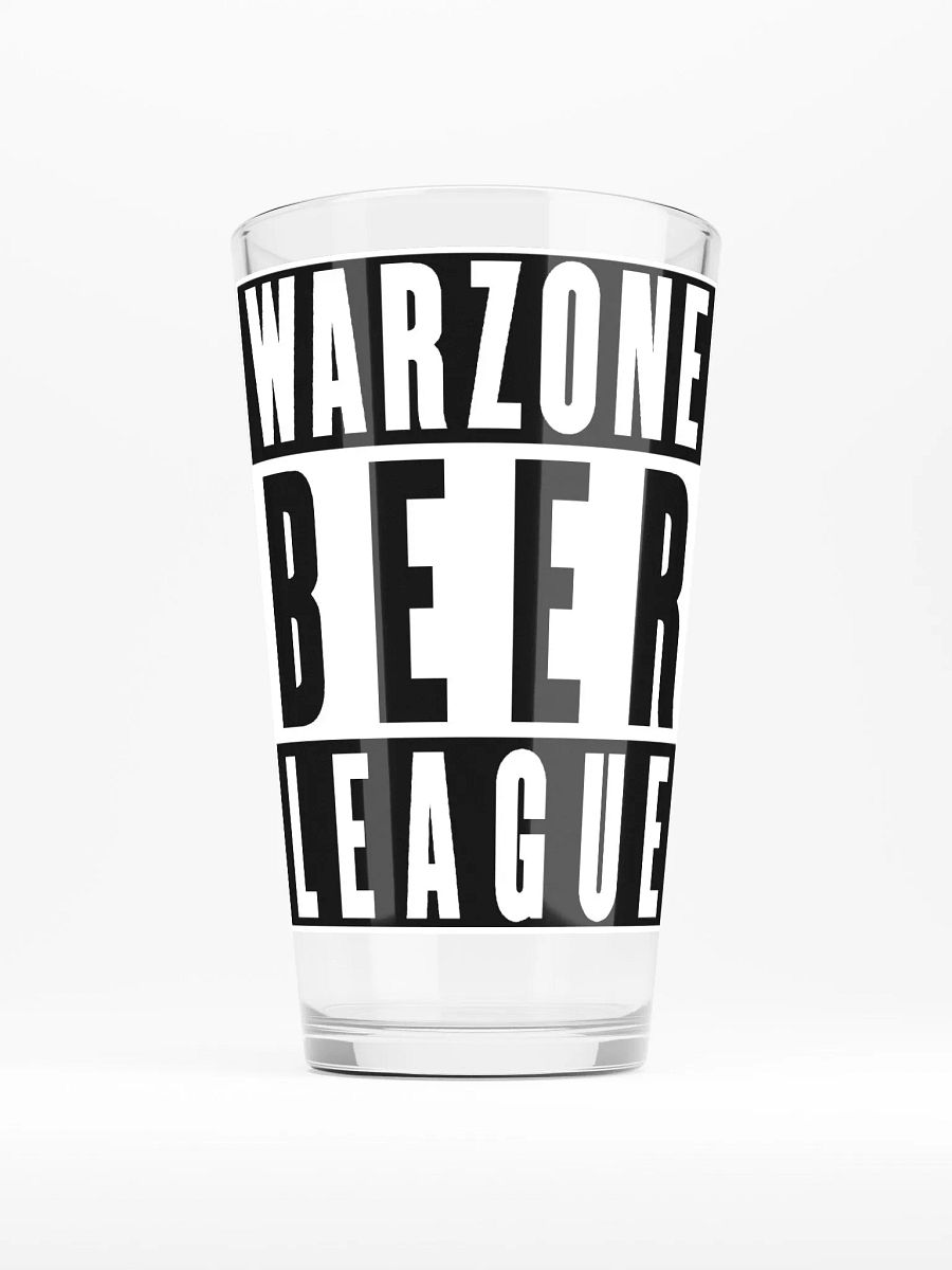 Warzone Beer League (Straight Outta) - Pint Glass product image (1)