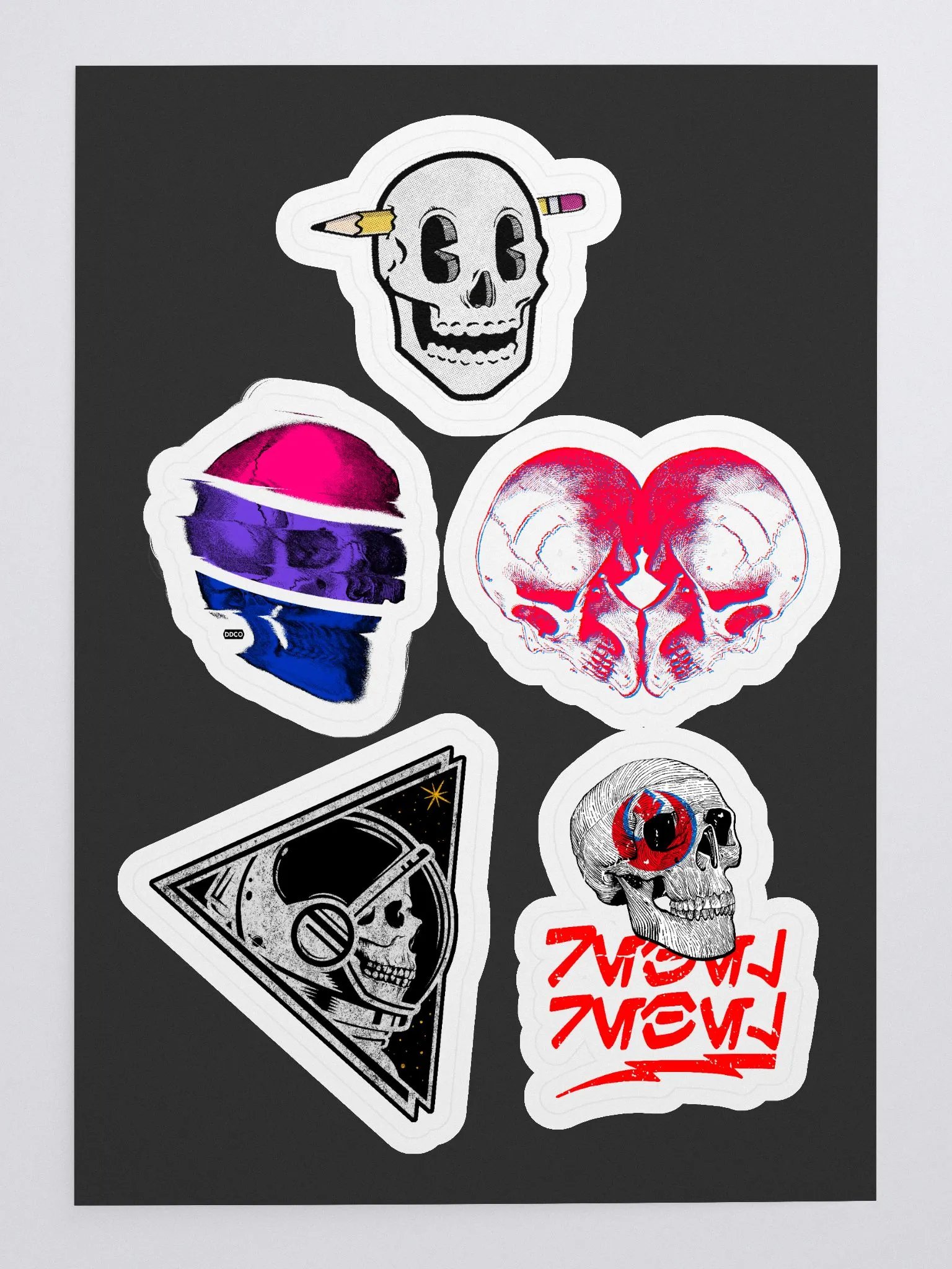 DDCO Skulls Sticker Sheet product image (3)