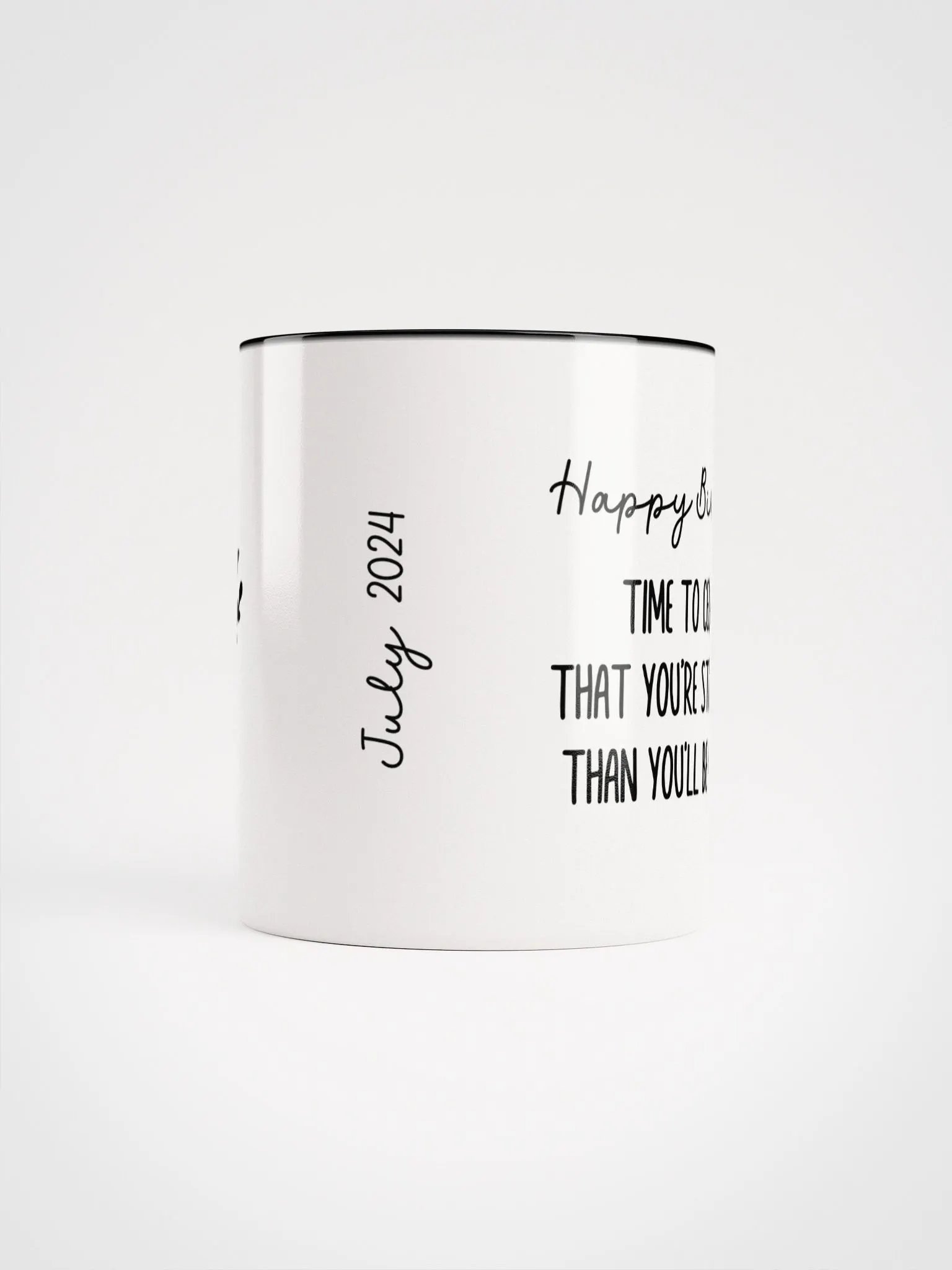 Two Tone Line Birth Flower Mug JULY – Personalized Gift product image (6)