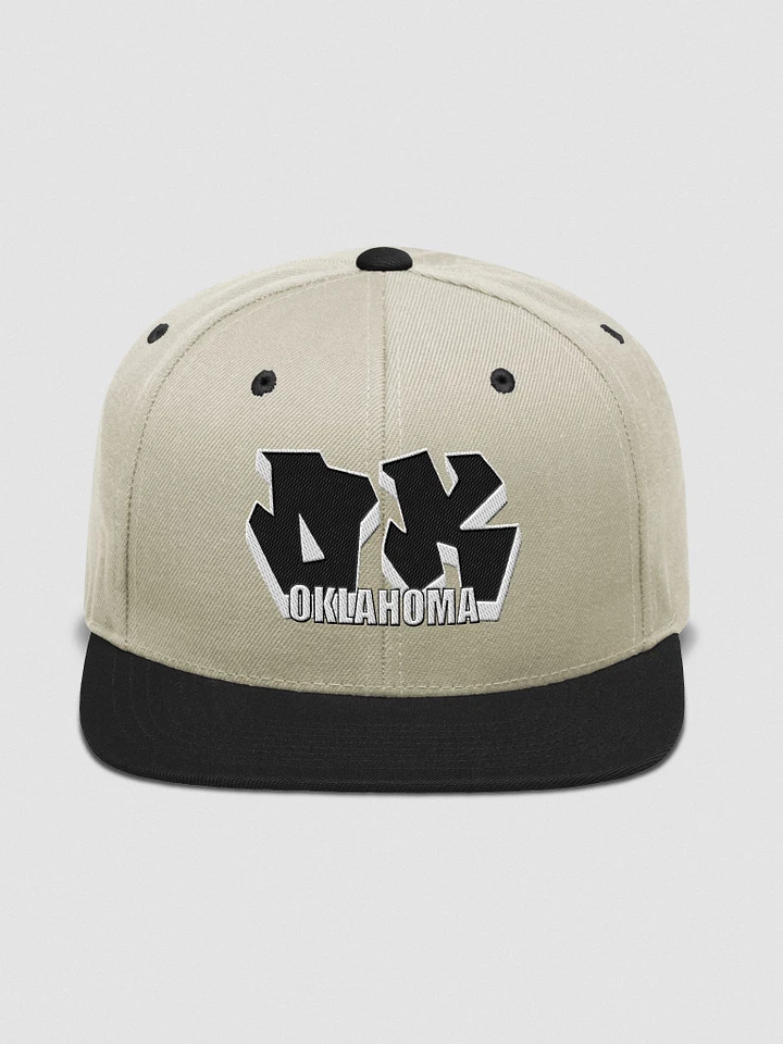 OKLAHOMA, OK, Graffiti, Yupoong Wool Blend Snapback Hat product image (1)