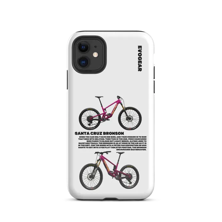 White Bronson iPhone Case product image (2)