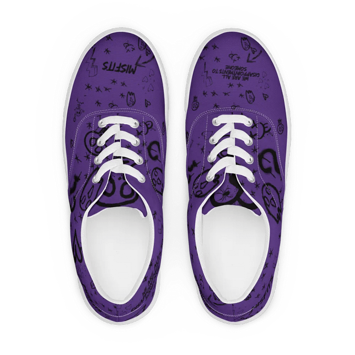 Misfits - Men's Purple Graphic Sneakers product image (2)