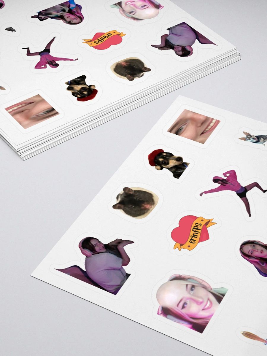 random emote sticker sheet product image (4)