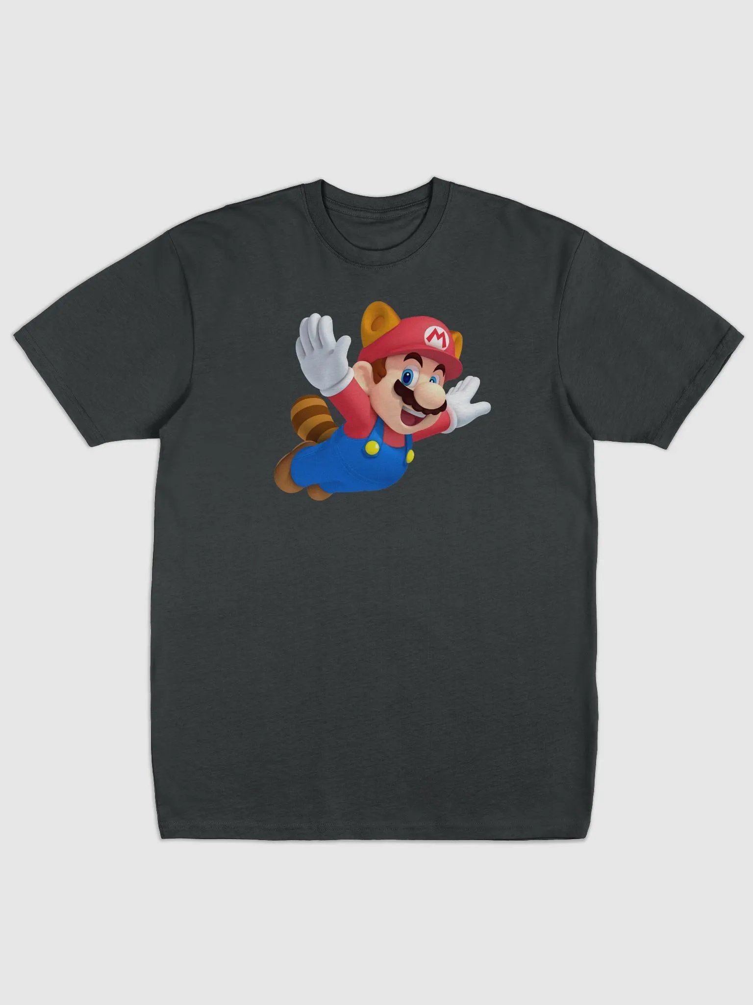 Raccoon Mario Glide Men's Tee product image (1)
