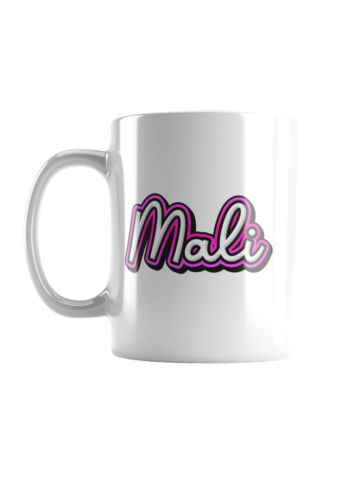 Mali the Axe Cat White Glossy Mug product image (2)
