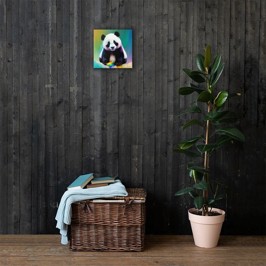 Cute Panda Digital Painting - v2 product image (3)