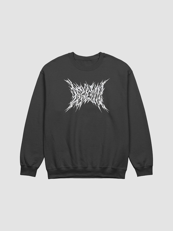 Death Metal Logo Sweatshirt (White Text) product image (1)
