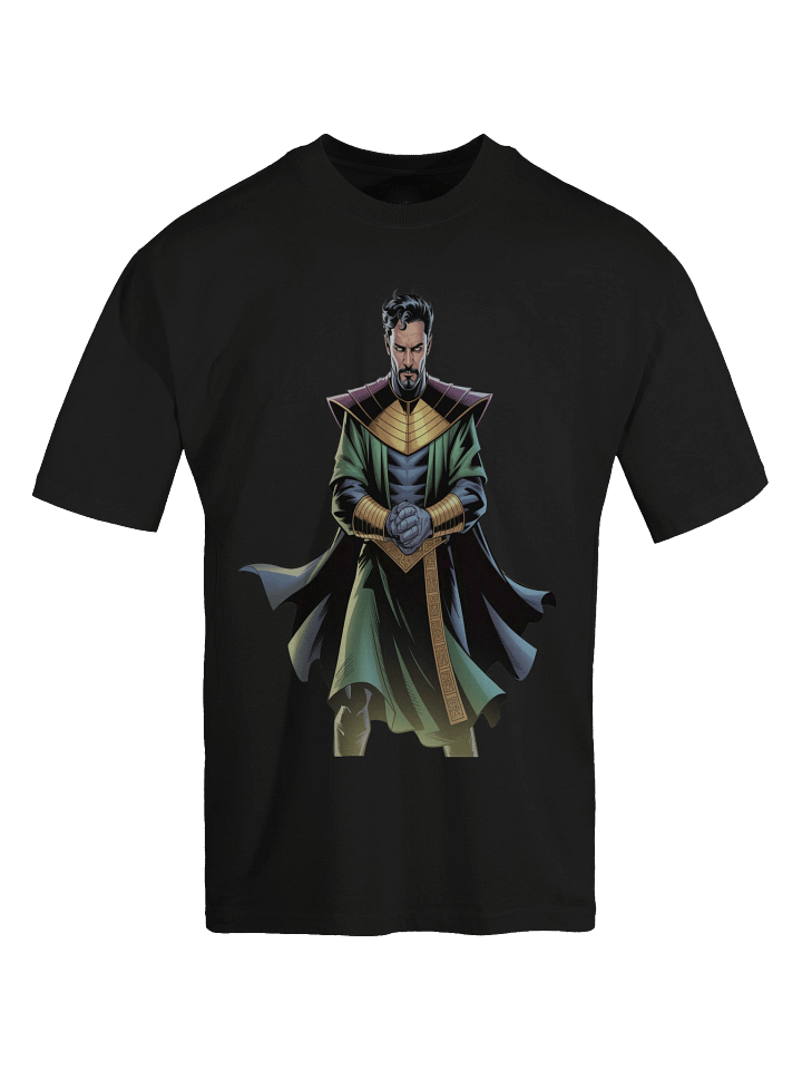 Demon's Dominion: Ra’s Al Ghul Inspired Oversized Faded T-Shirt product image (1)