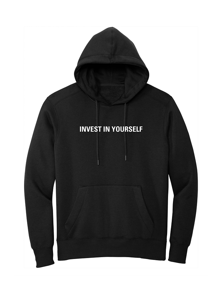 Invest In Yourself Silicone Letters Hoodie product image (1)