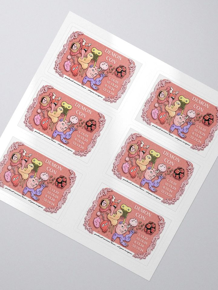 Demon Con Stickers product image (2)