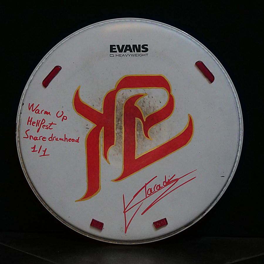 Warm Up Hellfest - KPV - Collector Drumhead ! 14