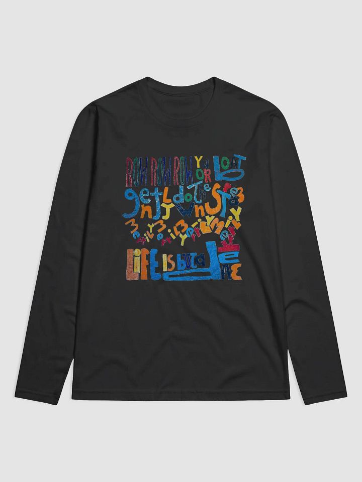 Row Row Row Your Boat Premium Fitted Long Sleeve Crew (front) product image (1)