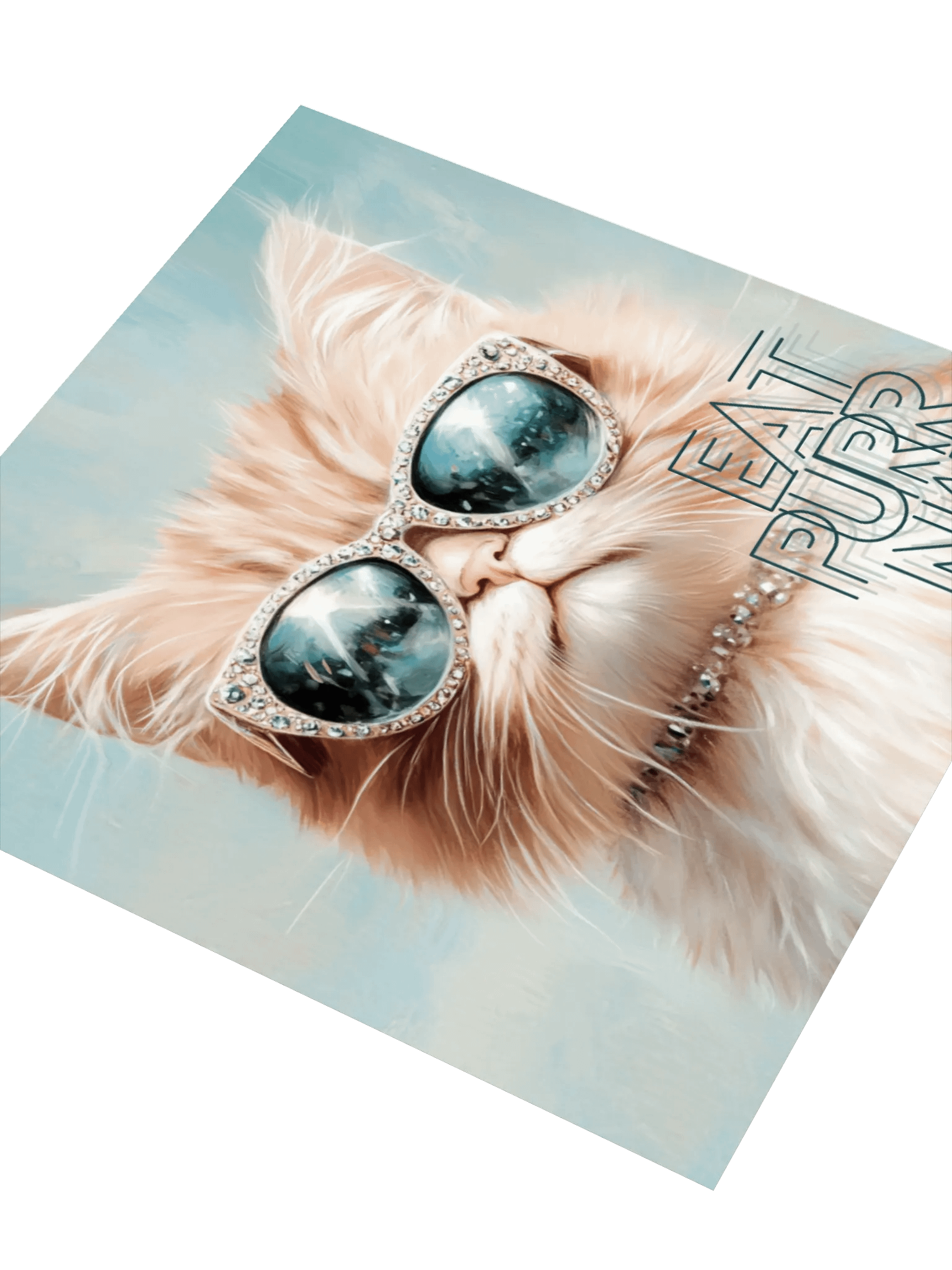 EAT. PURR. NAP: Square Sticker product image (3)