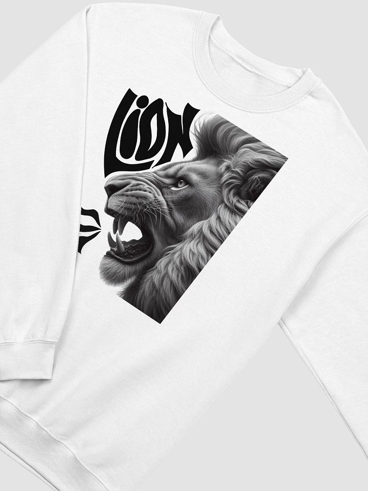 Sweatshirt Fierce Lion Graphic Wild Animal Unique design for the wild at heart Sweatshirt product image (2)