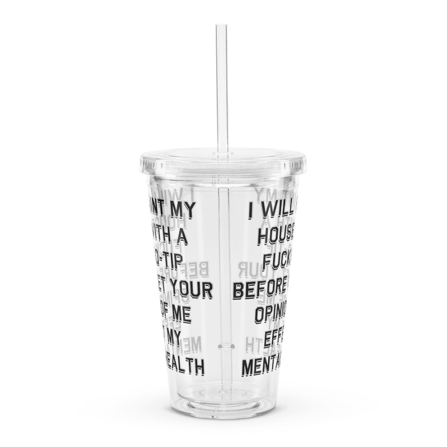 Q-Tip Clear Tumbler product image (2)