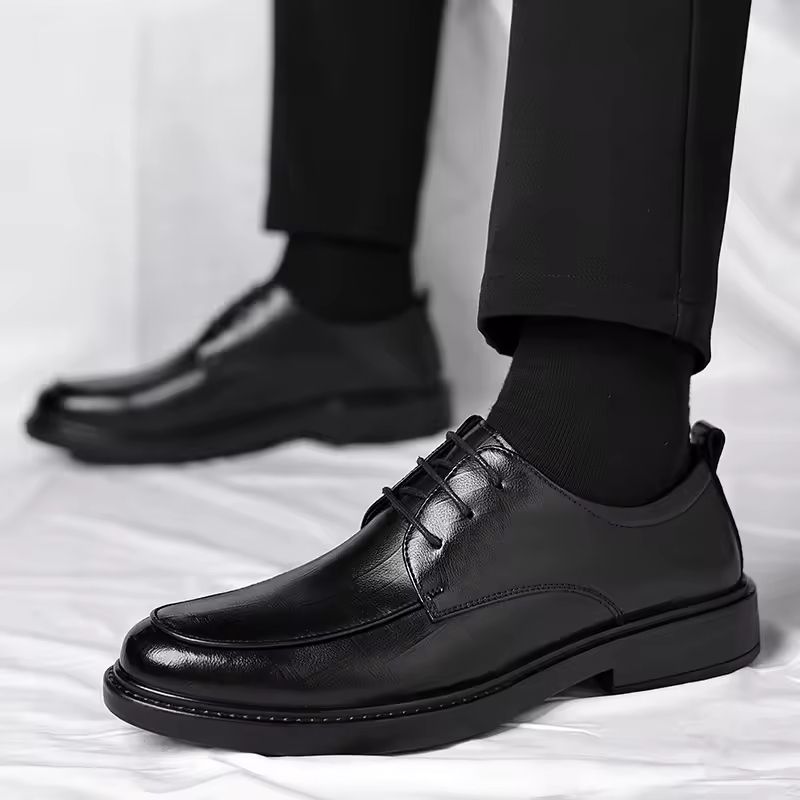 Men's Formal Leather Elevator Shoes – 6cm Height Increase | Business, Wedding & Casual Dress Shoes product image (2)