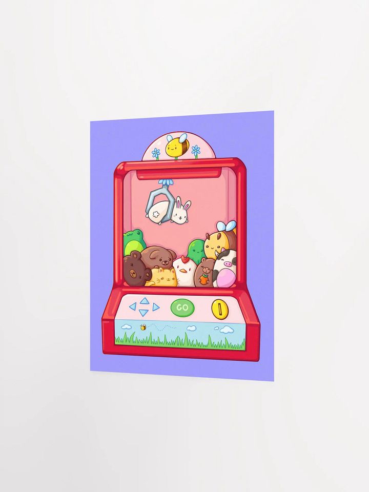Plushie Claw Machine Poster product image (2)