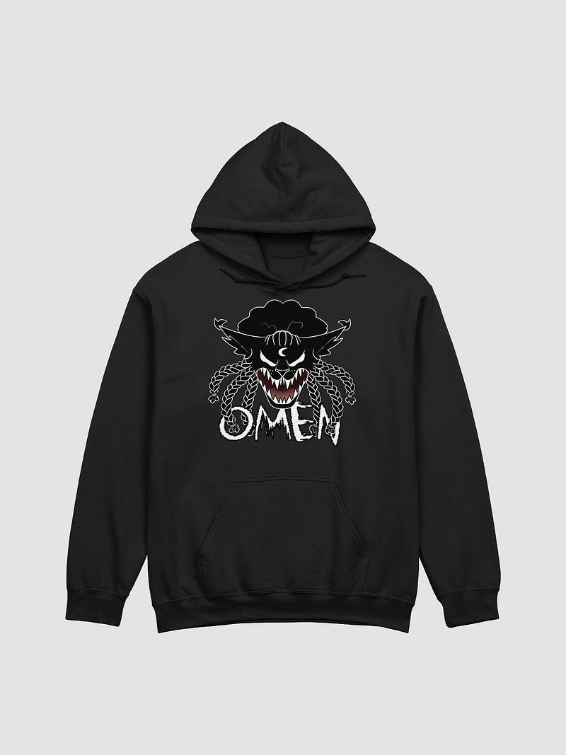 "OMEN" hoodie (art+text)