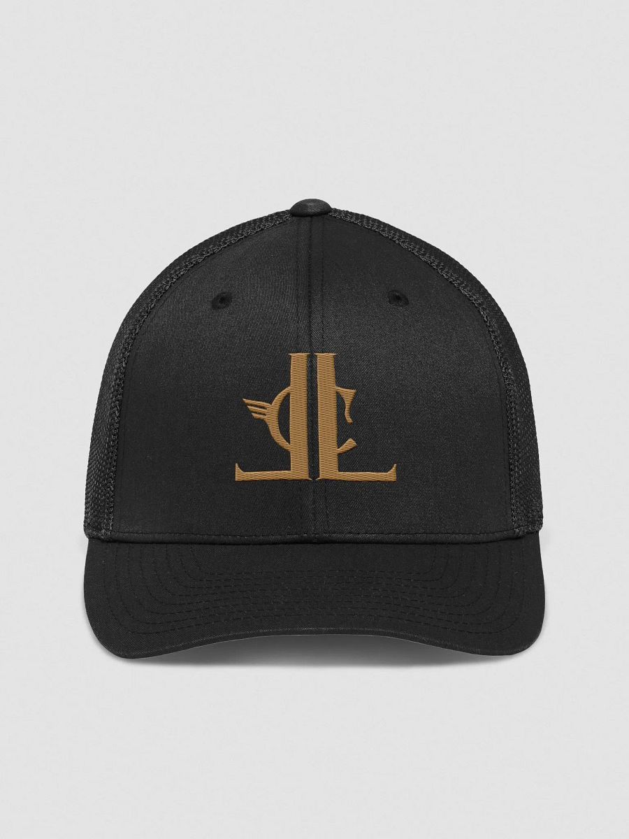 Legacy Co Official - Gold Logo Flexfit Mesh Back Trucker Hat product image (17)