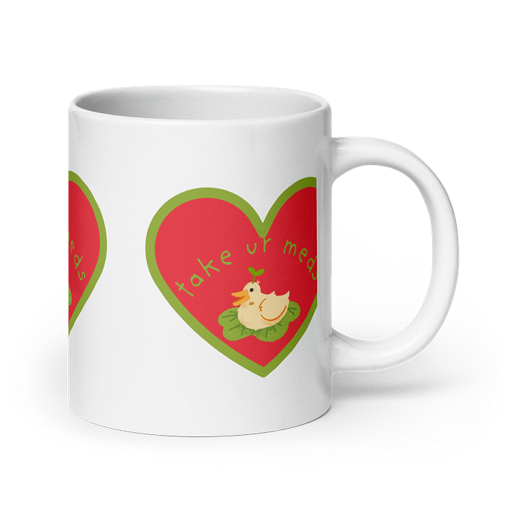 Duck Heart Take ur Meds Mug product image (3)