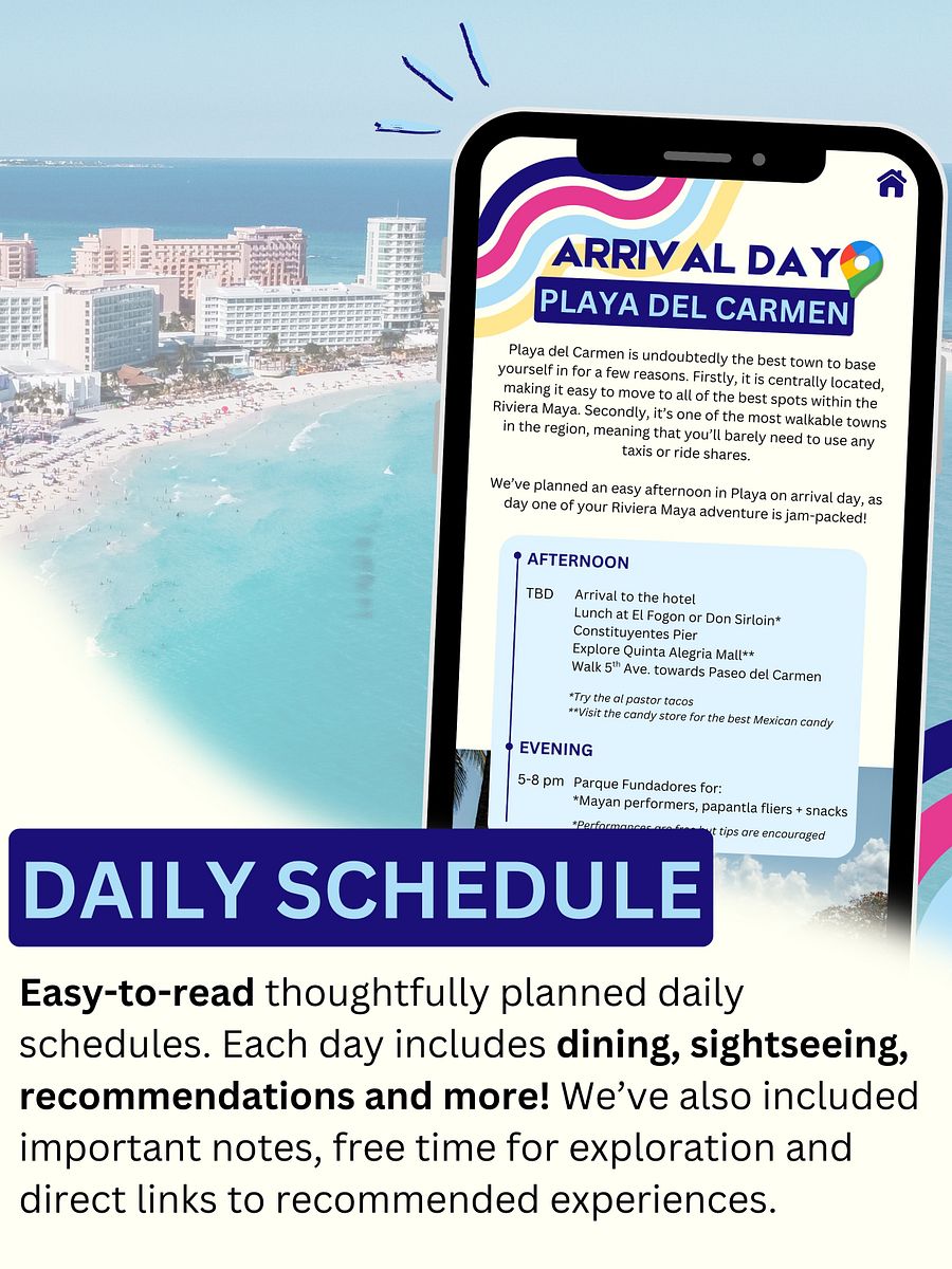 The 9-Day Riviera Maya Itinerary and Map product image (7)