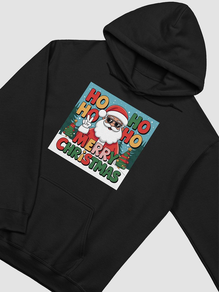 Fun Santa Claus Ho Ho Ho Merry Christmas hoodie product image (29)