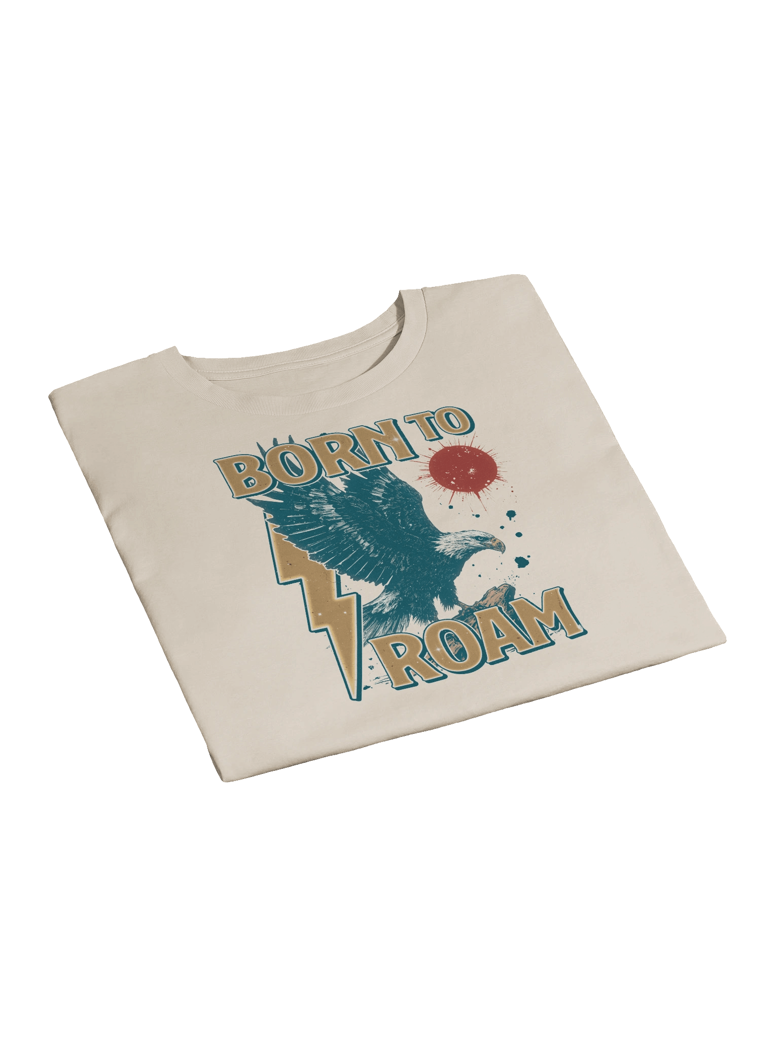 Born To Roam - Retro Eagle Premium Crop Top product image (5)