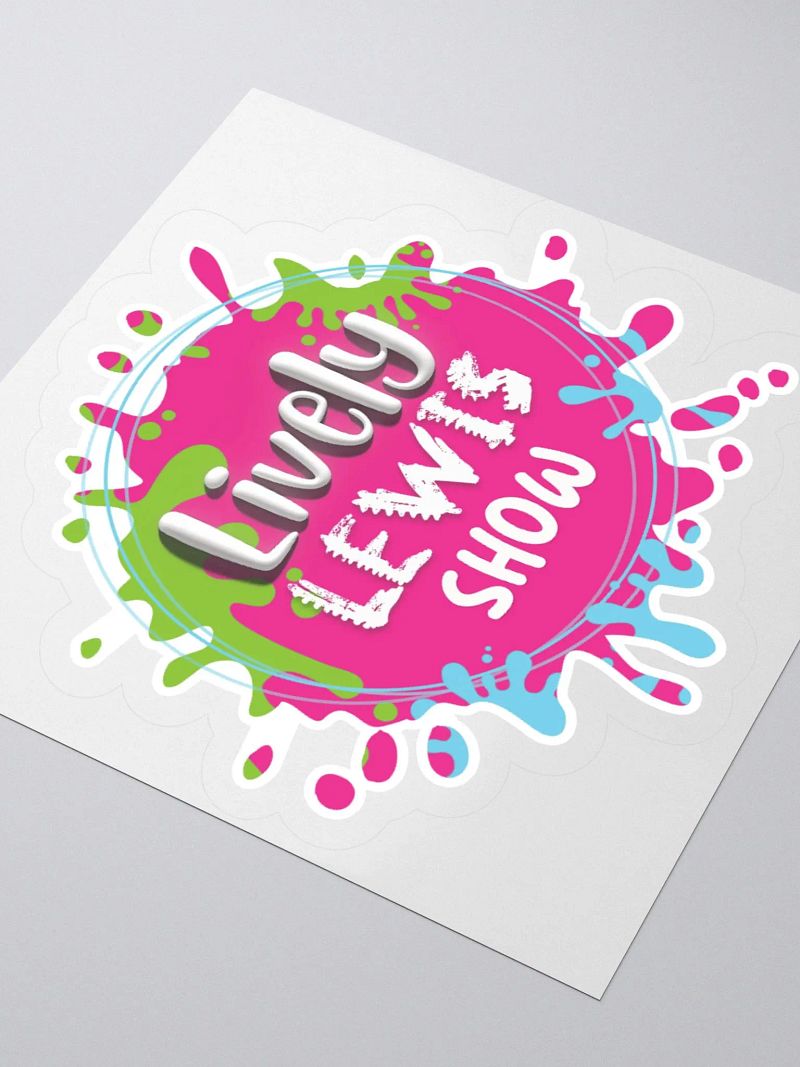 Lively Lewis Show Sticker