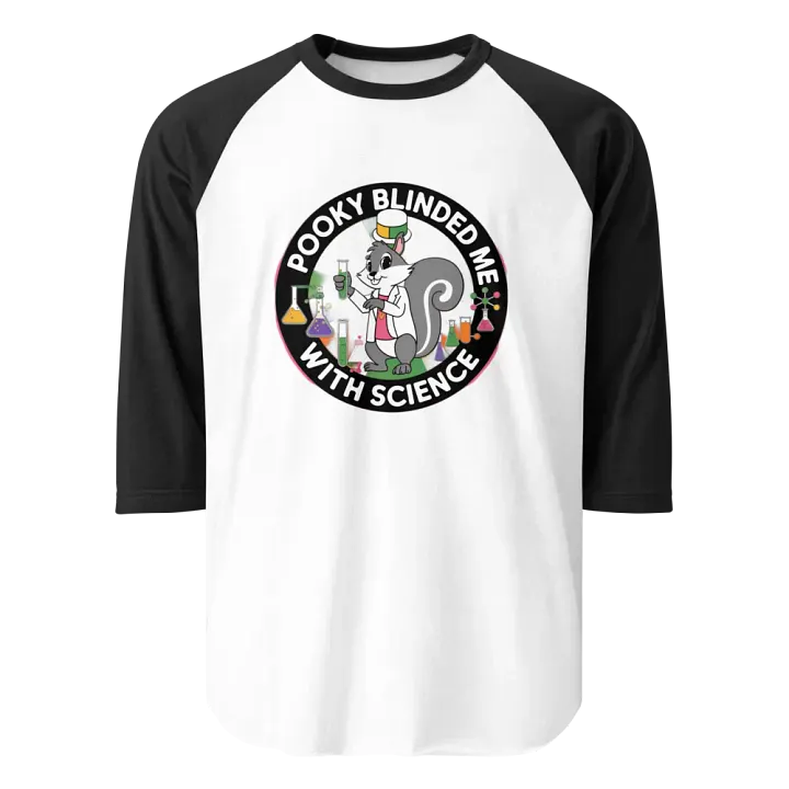 Pooky's Science Squirrel Raglan Tee product image (1)