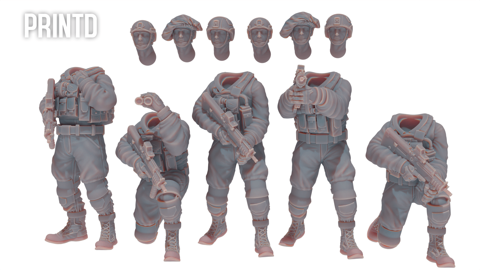 Israeli Defence Forces - Modern Warfare Wargame Hobby Resin Scale Models product image (2)