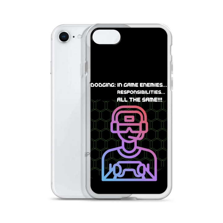 Gamer's Responsibility Dodger iPhone Case product image (328)