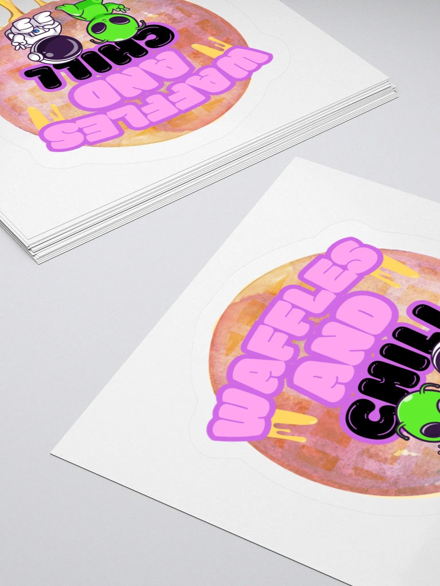 Waffles and Chill Sticker product image (11)