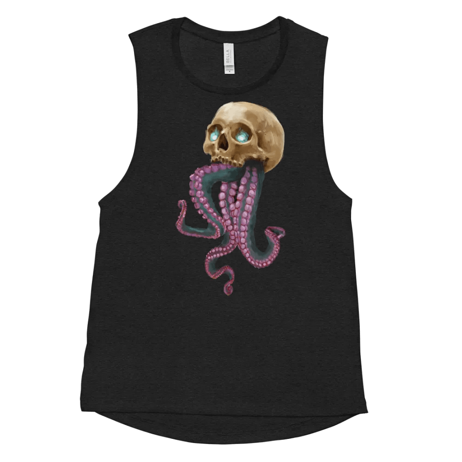 Skull & Tentacles Woman's Muscle Tank by Chori product image (11)