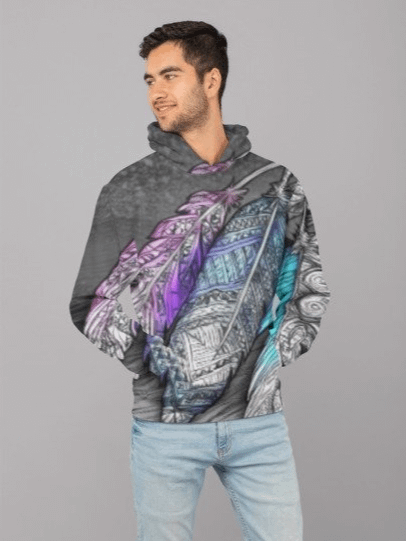 G Feathers, Recycled Unisex Hoodie product image (1)