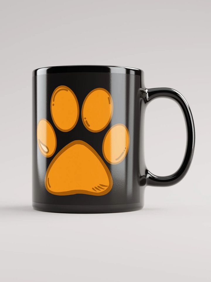 (Black) Orange Paw Mug product image (1)