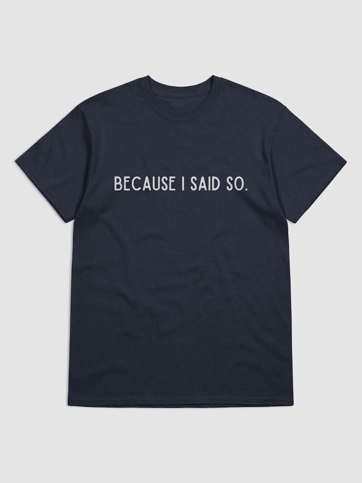 BECAUSE I SAID SO TEE product image (1)