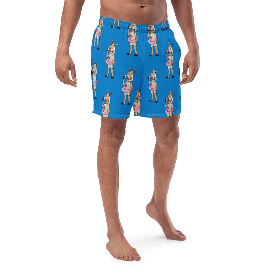 Summer Alpaca Men's Swim Trunks product image (2)