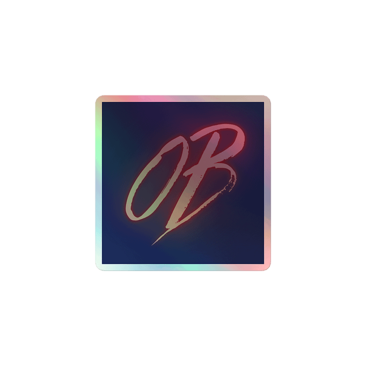 Obee holographic sticker product image (1)