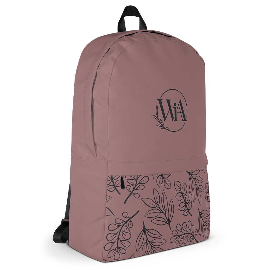 WIA Mauve Leaf Backpack product image (3)