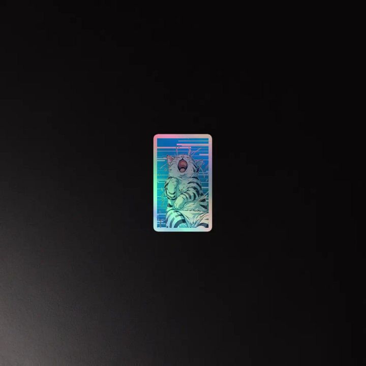 Whiskers Of Wonder - Adorable Cat Magic - Kiss-Cut Holographic Sticker Sheet product image (2)