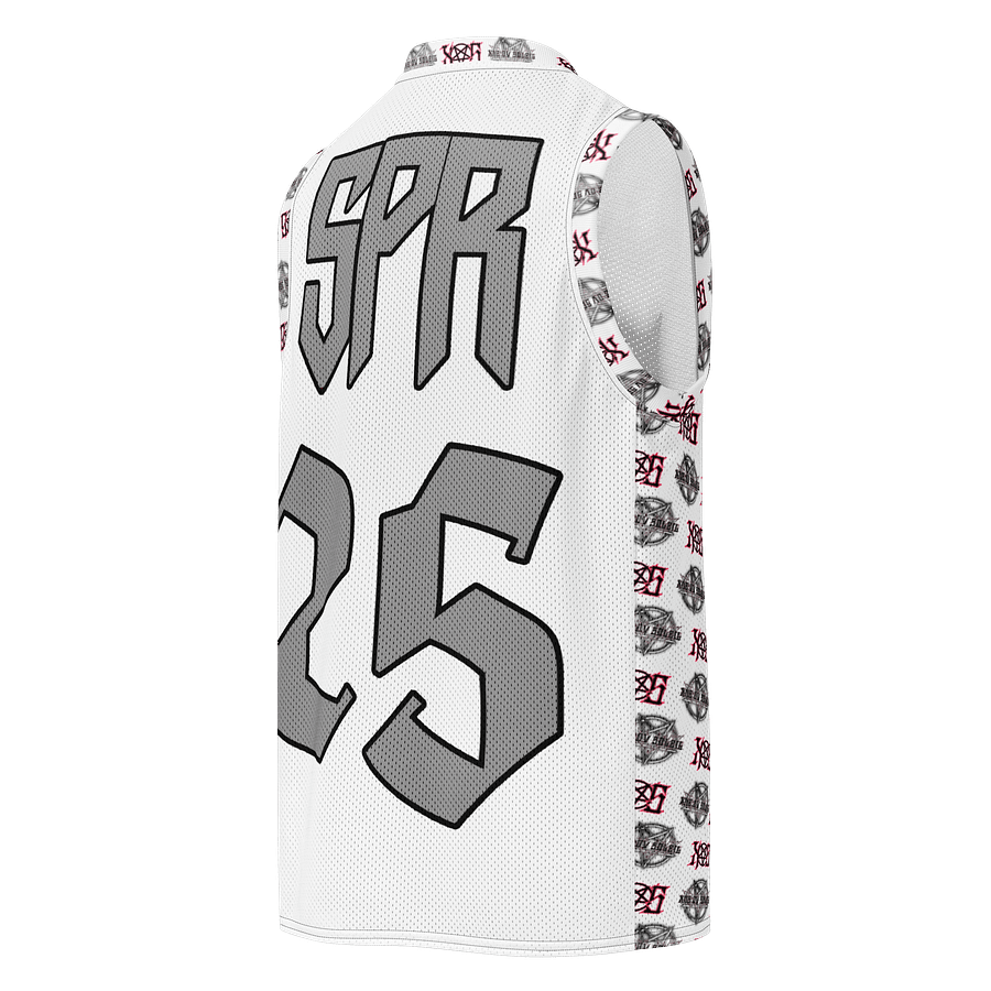 XNE OV SOLEIL Basketball Jersey (White) product image (2)