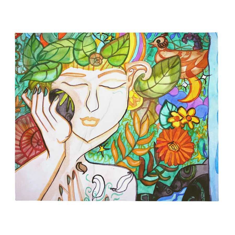 Earth Awakening Throw Blanket product image (1)