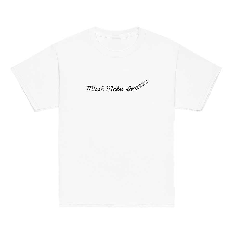 Micah Makes It Pencil Logo Unisex Youth T-Shirt product image (52)