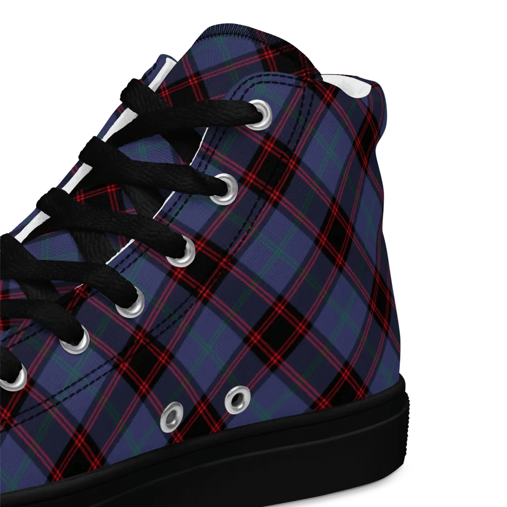 Rutherford Tartan Men's High Top Shoes product image (12)